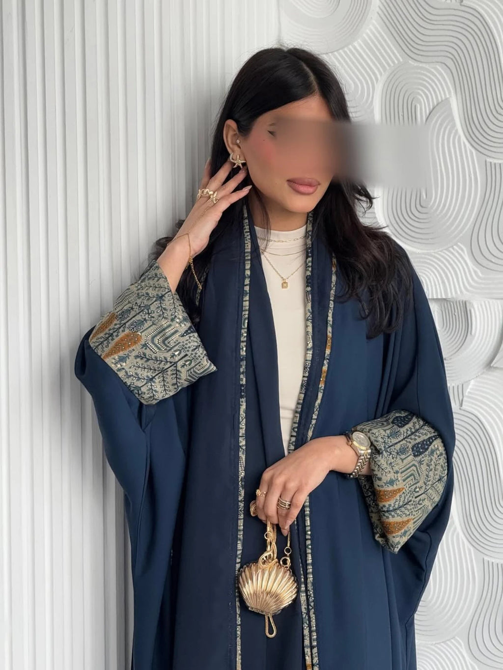 Muslim Women Abayas +Hajib 2pcs Islamic Kaftans Casual Maxi Dresses Arabian Jilbabs Middle Eastern Full Sleeve Open Front Abaya