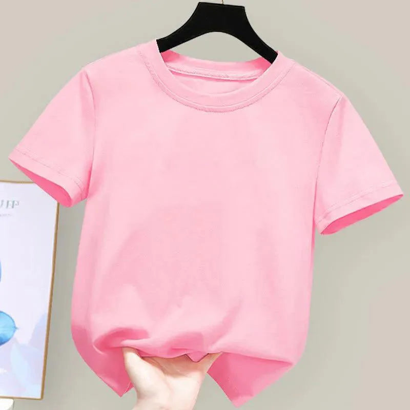 100% Cotton Children Boy Girl T shirt summer 2026