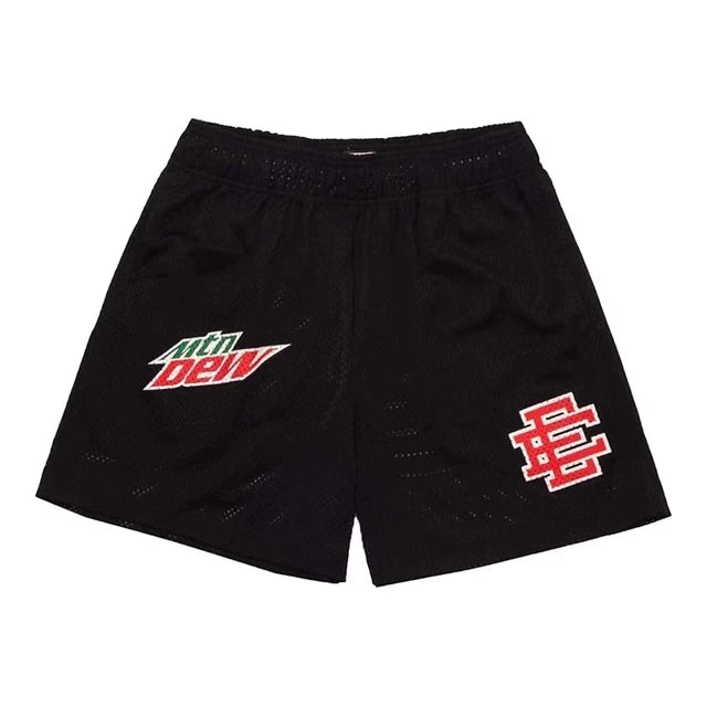 New Summer EE Eric Emanuel Basic Mesh Short Classic Floral Printed Gym Shorts Men's Gym Basketball Sports Casual Shorts Men
