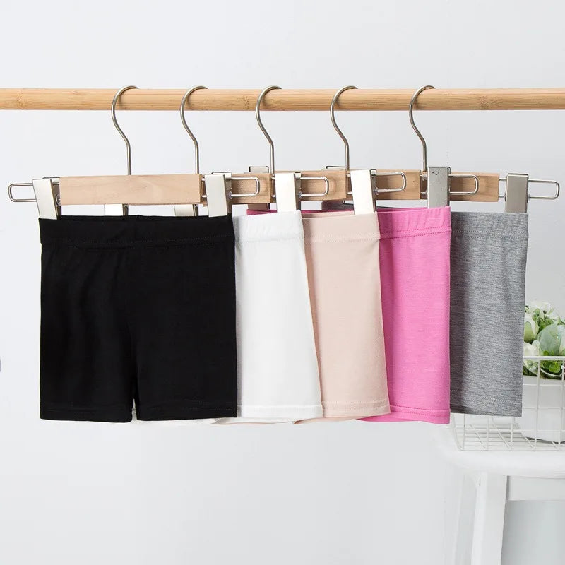 Girls' Safety Shorts Summer Thin Modal Anti-Peek Underwear Kids Ice Silk Lining Pants