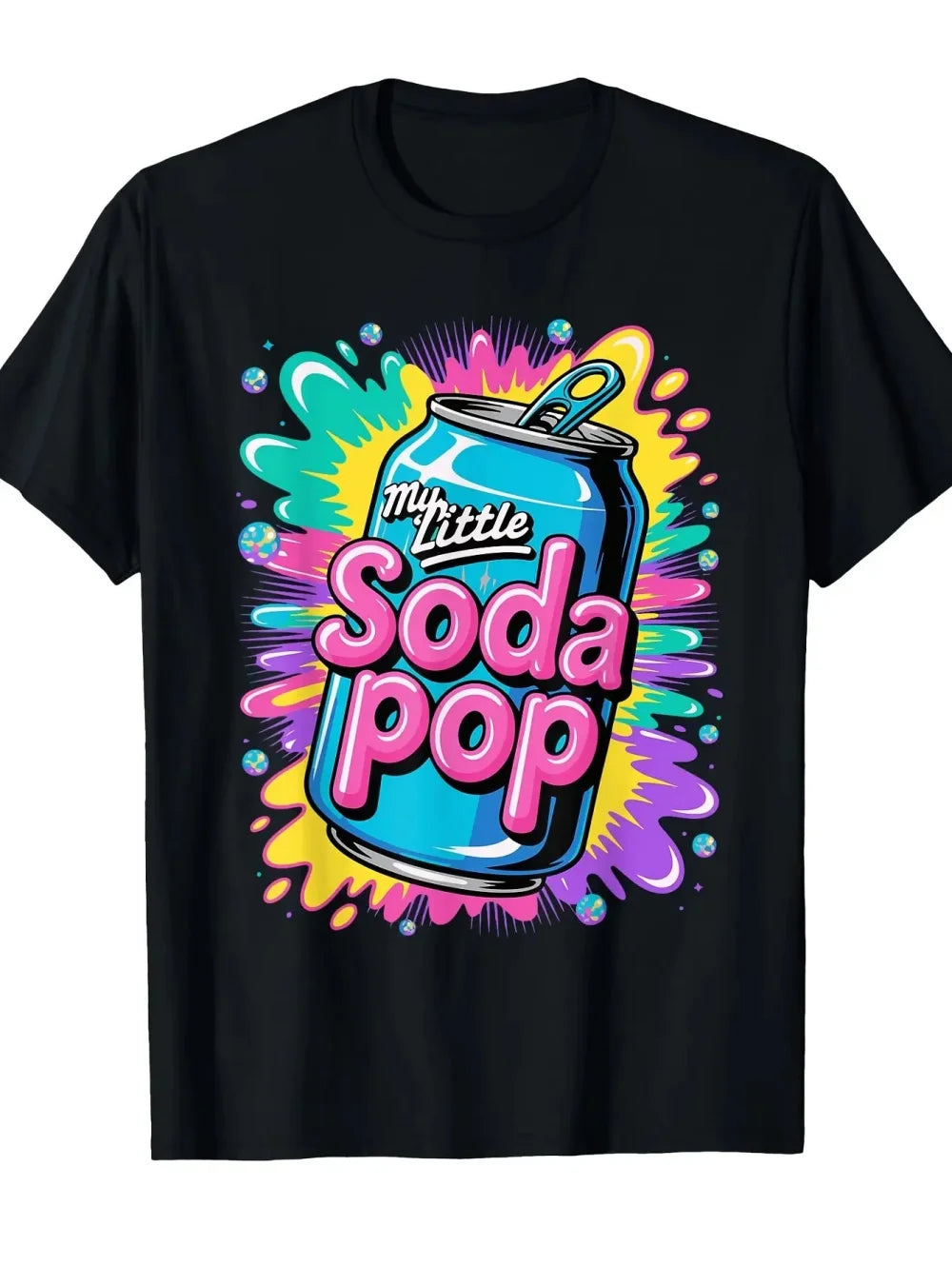 My Little Soda Pop T-Shirt for Kids K-Pop Music Korean Anime T-Shirt Rap Hip Hop Girl Clothes Gift Cute Saying Tee Children Top