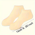 2-Pack Ultra-Soft Silicone Moisturizing Foot Masks for Dry, Cracked Feet - Pair with Moisturizer for Exfoliating Foot Care