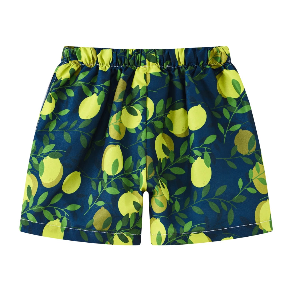 Summer 2-10 year old children's beach vacation shorts, fashionable multi-color beach shorts for boys and girls