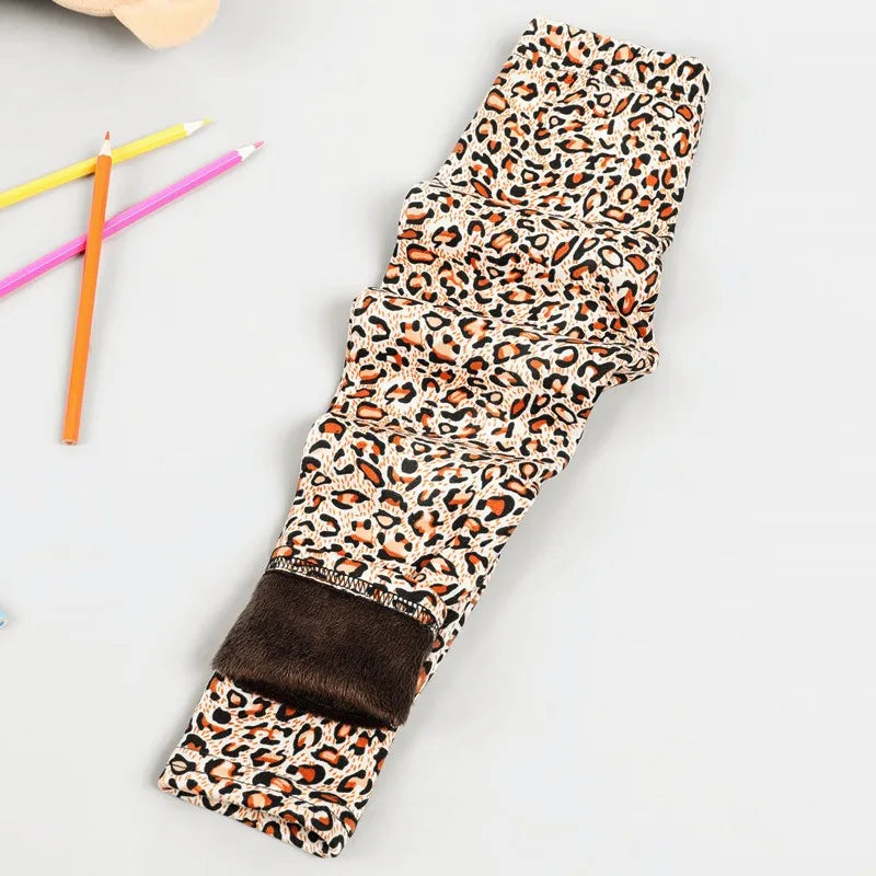 Baby Girl Clothes Kid Legging Girl Winter Autumn Thick Warm Cartoon Leggings Pants Boys Girls Leggings Plus Velvet Trousers