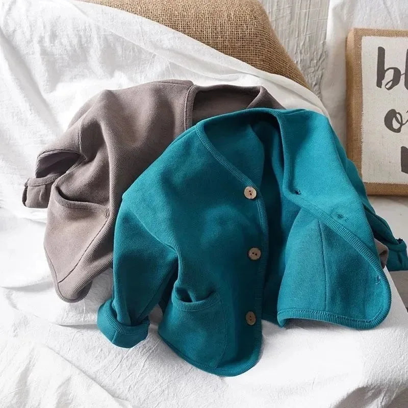 Children’s Loose Long Sleeve Cardigan