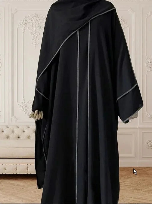 Fashionable Muslim Women's Dubai Robe Outerwear Long Dress Arab Style Clothing Cross-Border Middle East Women's Fashion