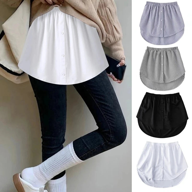Women & Girls Layering Faux Hem Skirt