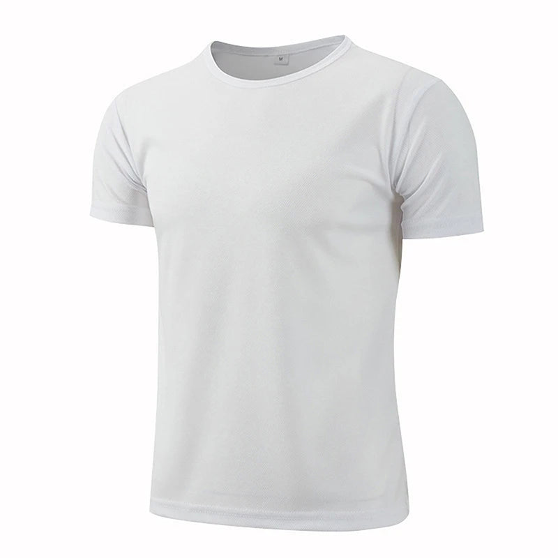 Men Women Quick Dry Short Sleeve Sport T Shirt Gym Jerseys Fitness Shirt