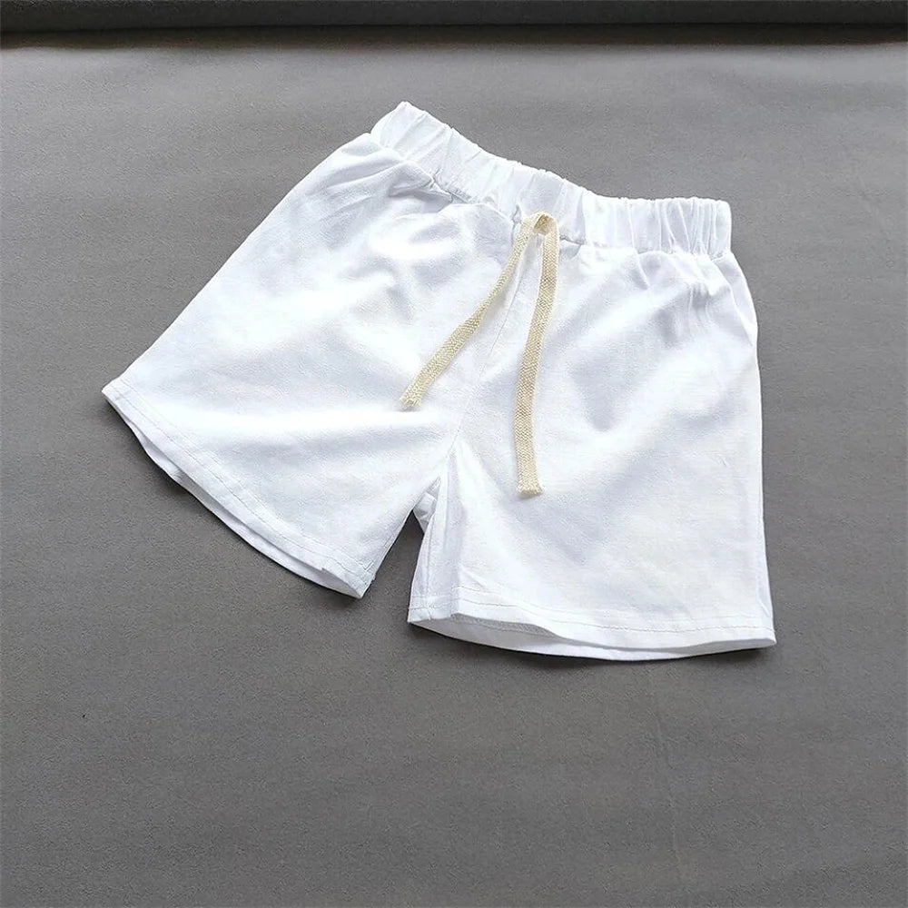 Summer Girls Boys Shorts Korean Candy Color Sports Shorts For Girls Cotton Hot Pants Casual Children Girls Beach Shorts