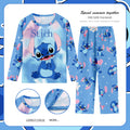 Kids Stitch Pajamas 2pcs/set for Boys Girls Home Wear Kids Casual Sleepwear Long Sleeve Pajamas Bottoms Suit Cute Gifts