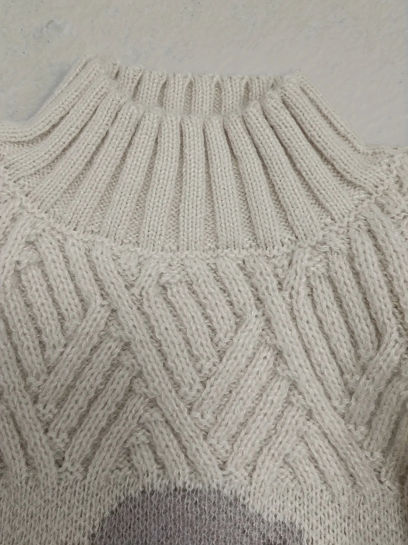 Girls' Sweaters New Style Fashionable Children's Autumn and Winter Knitwear Thickened Sweaters for Older Girls