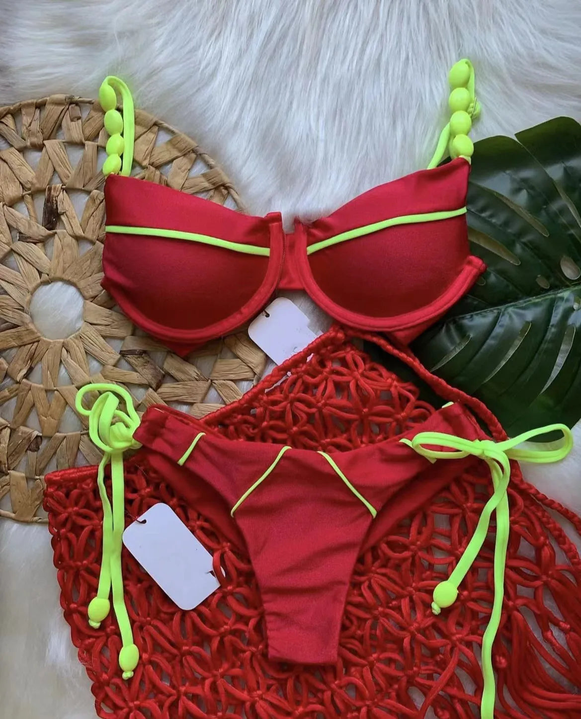 RUOTONGSEPT New Sexy Push up Bikini Set Swimsuit Women's low-waist Swimwear For Female Two Piece Beachwear 2023 Bathing Suit