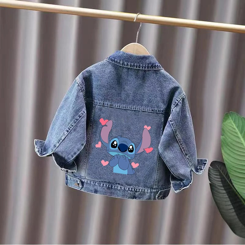 Spring Cute Kids Denim Jacket
