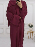 Fashionable Muslim Women's Dubai Robe Outerwear Long Dress Arab Style Clothing Cross-Border Middle East Women's Fashion