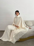 Middle Eastern Abaya Women Elegant Abayas Full Sleeve Loose Pageant Dress Evening Kaftans JilbabsIslamic Traditional Clothing