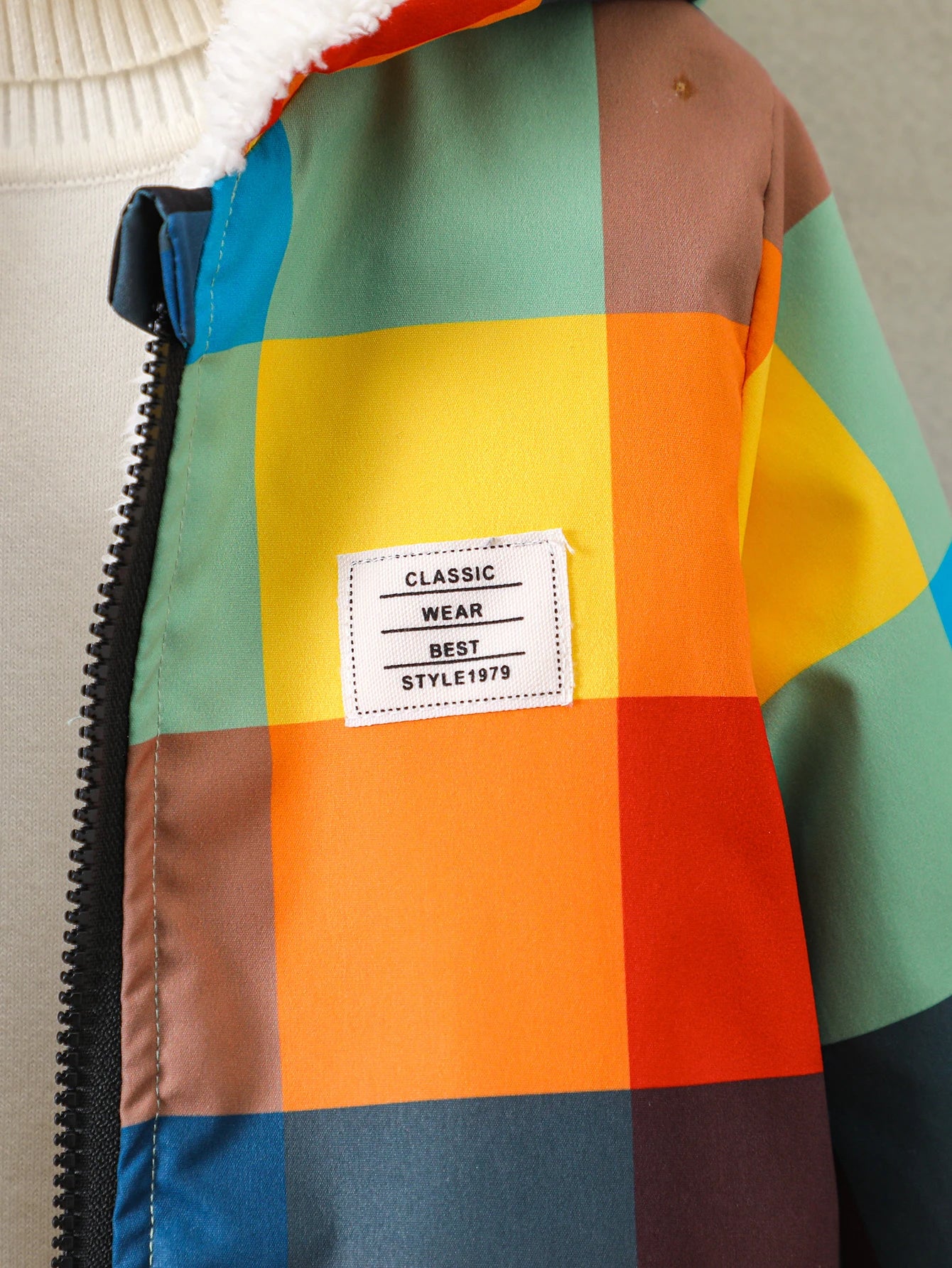 Boys Digital Print Hooded Jacket