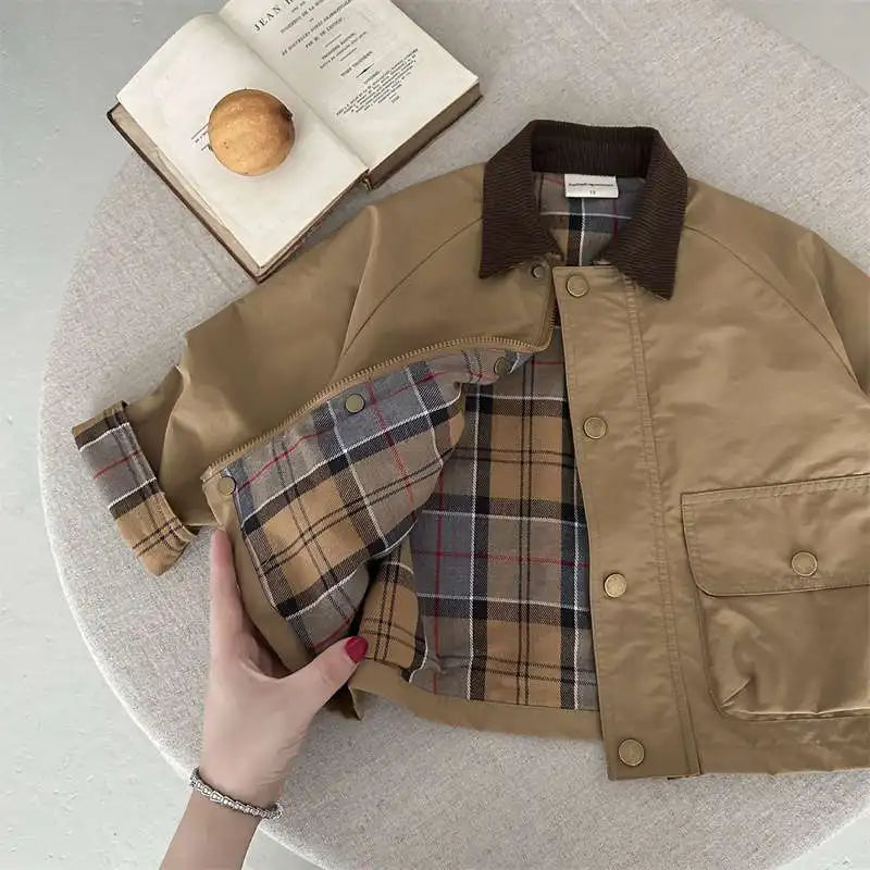 2026 Spring Autumn Cute Boys Jacket