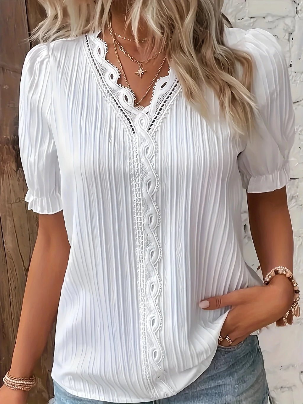 Plus Size Women’s Short Sleeve Top