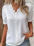 Plus Size Women’s Short Sleeve Top