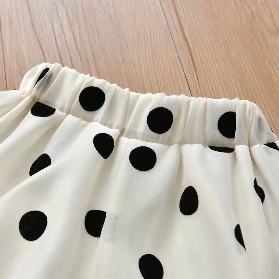 MILANCEL New Summer Girls Shorts Kids Cute Big Dots Bloomer Children Casual Pants