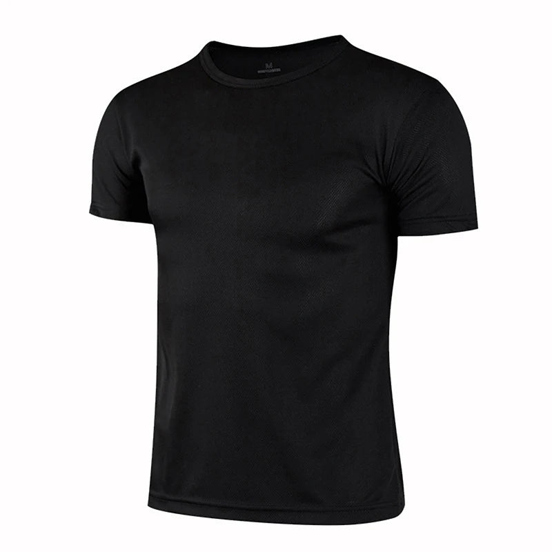 Men Women Quick Dry Short Sleeve Sport T Shirt Gym Jerseys Fitness Shirt
