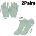 Reusable Silicone Moisturizing Mask Socks Exfoliating Anti Crack Protective Gloves Dry Dead Skin Remover Tools Hand Foot Care