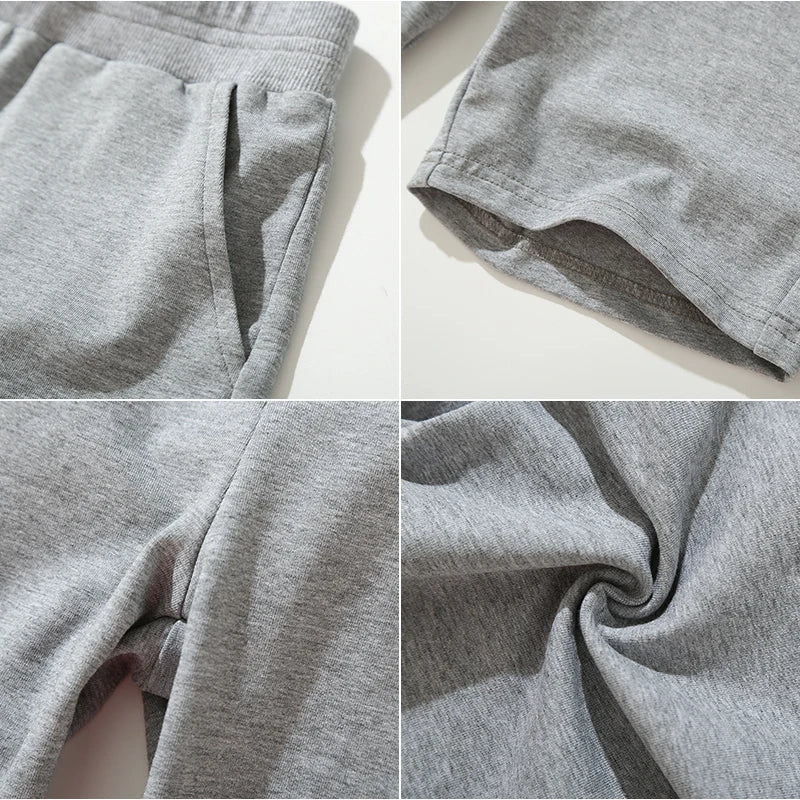 Children Shorts with Football Numbers Boys' Summer Sports Pants Thin Cotton Half Pants No.7-10