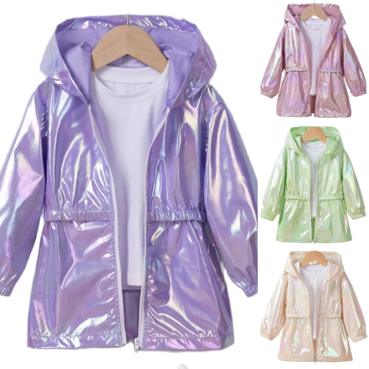 Spring and Autumn Children's Light and Thin Breathable Zipper Coat Jacket for Boys and Girls Fashion Thin Jacket