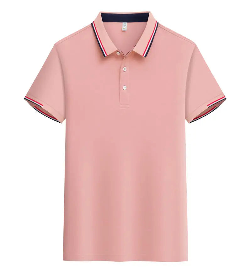 Summer New Polo Shirt Stritching Men's Cool And Breathable Shorts Sleeve Polo S-4XL Men Tee Shirt Casual Sweat-absorbing Top