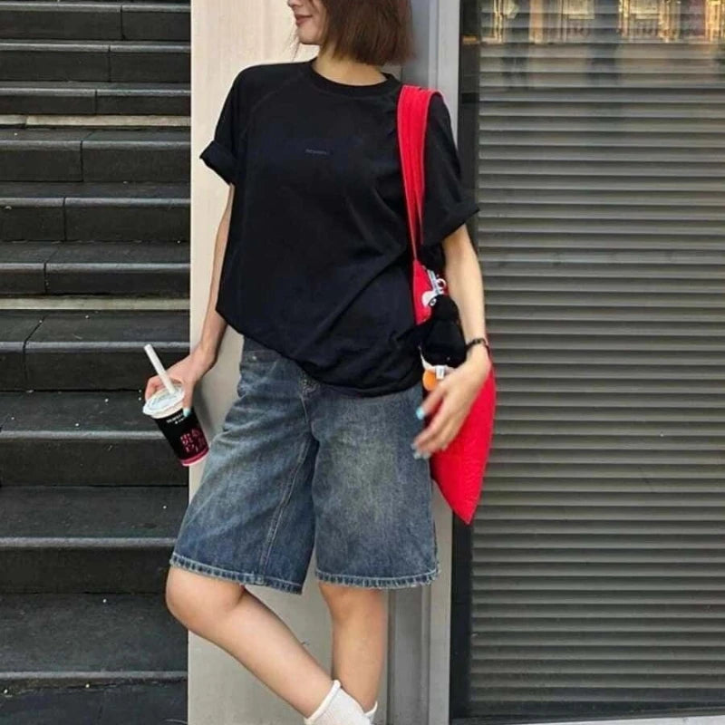 Spring/Summer Women’s Wide Leg Denim Shorts