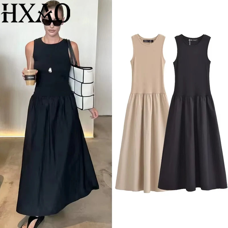 Spring Sleeveless Elegant Party Dress for Women