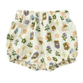 Summer Infant Baby Boy Girl Ruffle Cute Cotton Linen Cartoon Print Bloomer Shorts Toddler Panty Diaper Covers Loose Harem Shorts