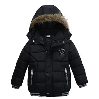 Boys Hooded Winter Jacket (2–6Y)