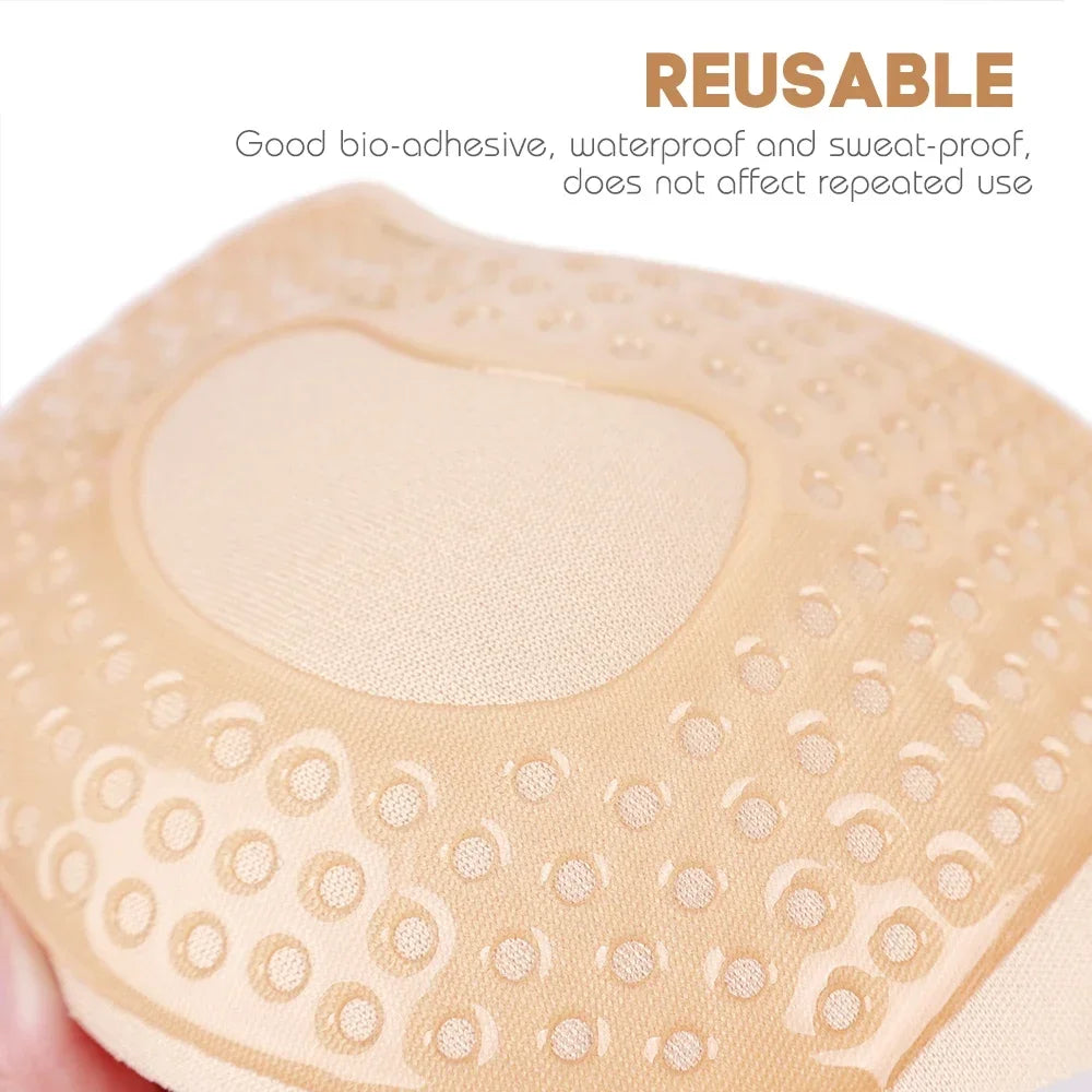 Hot Reusable Silicone Nipple Cover Self Adhesive Invisible Push Up Bra Pasties Stickers Breast Strapless Bras Women Underware