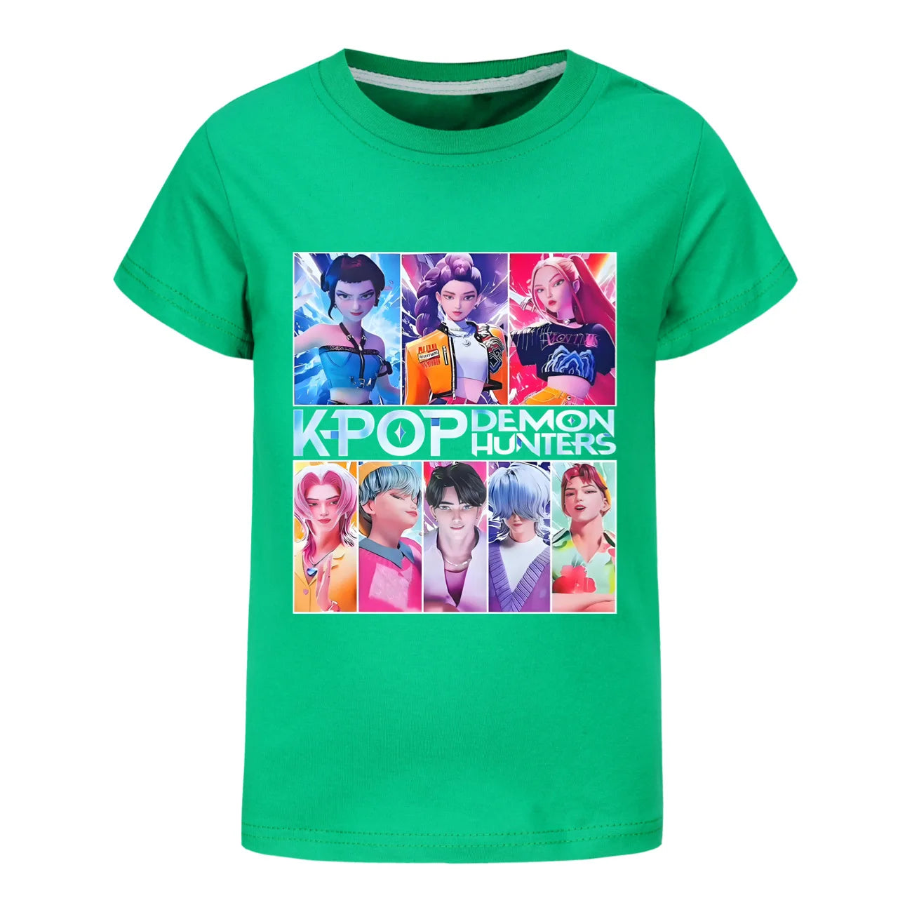 Kids Clothes KPop Demon Hunters Saja Boys Soft Cotton Boys Girls T Shirt Summer Fashion Cool Kids Tee Cosplay Costume