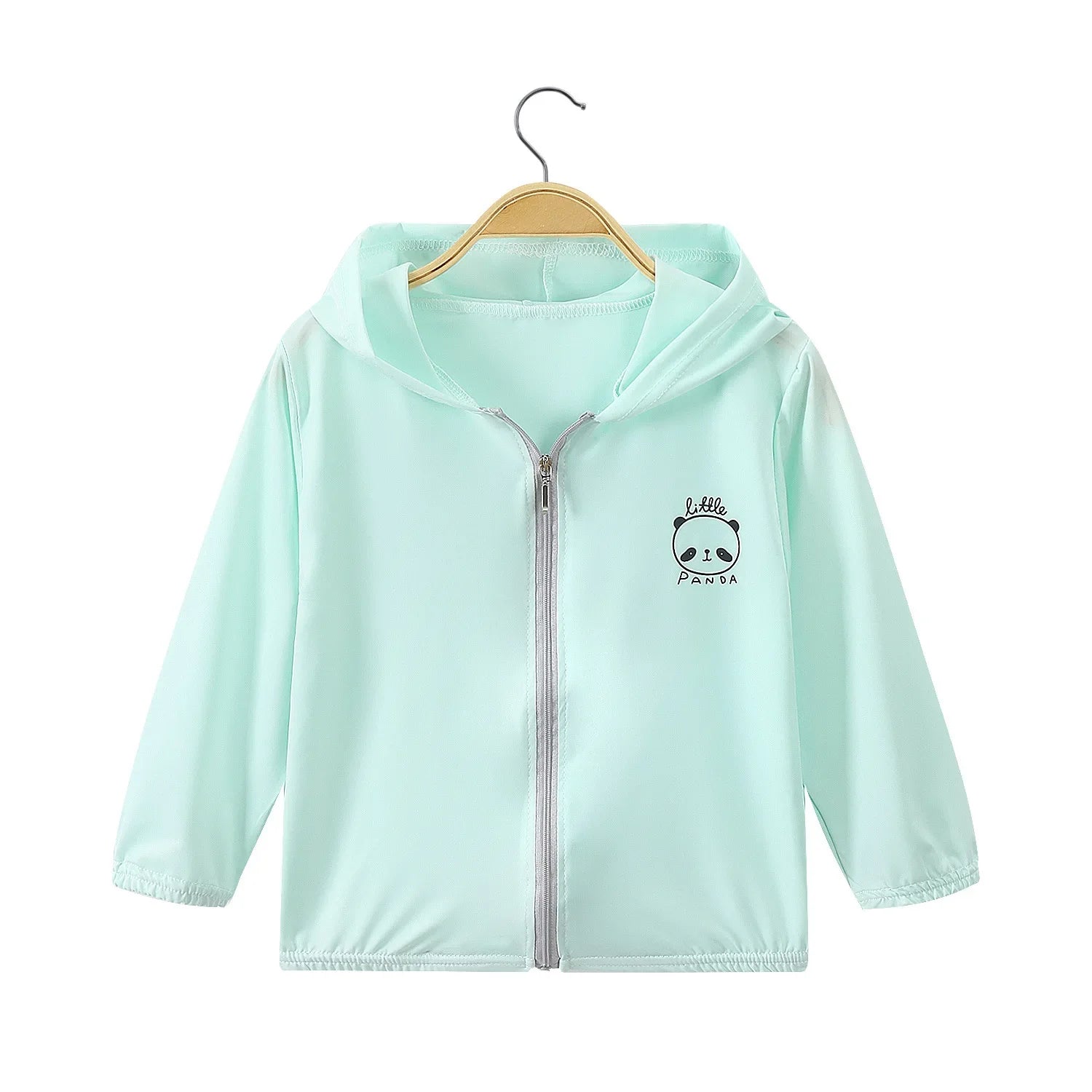 Summer Boys and Girls UV Sun Protection Clothing Thin Hooded Jacket for Kids Breathable Air Conditioner Shirt Clothes 2-10 Years