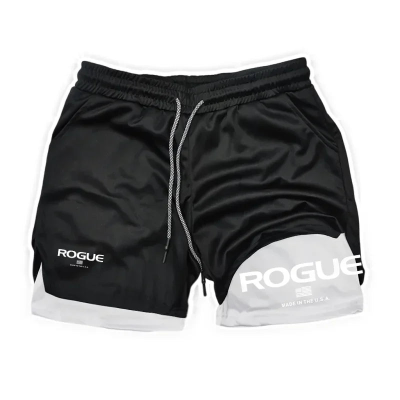 Rogue Gyms Men's Sports Shorts  Four Seasons Sportswear 2-in-1