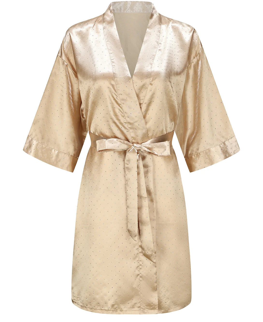 Luxury Bridal Short Robe Wedding Day Diamond Feather Dressing Gown Silk Satin Whi