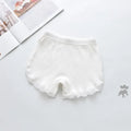 4-12 Years Girls Safety Pants Summer Three-quarter Pants Little Girls Baby Kids Side Lace Cotton Anti-glare Shorts