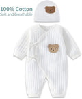 Boys Girls Bodysuit Newborn Winter Onesie Clothes Cotton Toddler Home Wear  0-6M Thickened Spring and Autumn Clothing