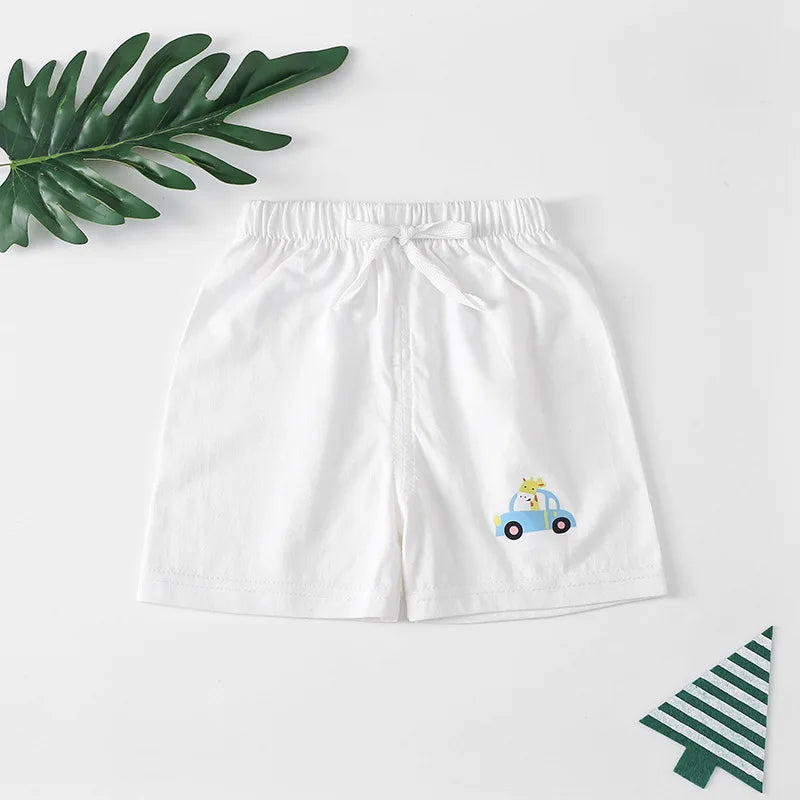 1pcs Pure Cotton Summer Kids Shorts Boys Girls Solid Color Short Baby Casual Pant Children Short Pant  Sport Clothing Outwear