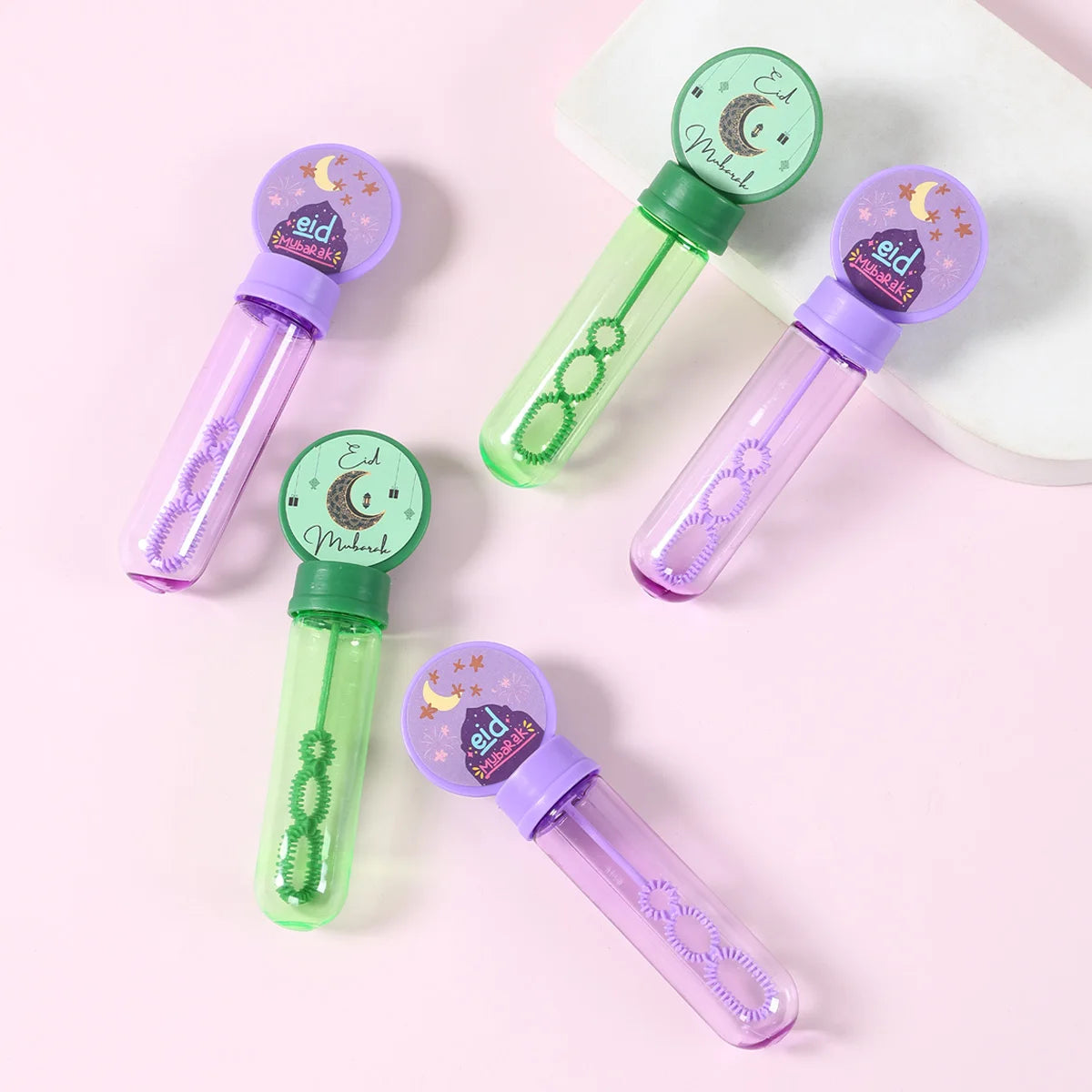 EID Mubarak Bubble Wand Soap Bottle Tube Ramadan Decor 2026 For Home Ramadan Kareem Islamic Muslim Party Eid Al Adha Gifts