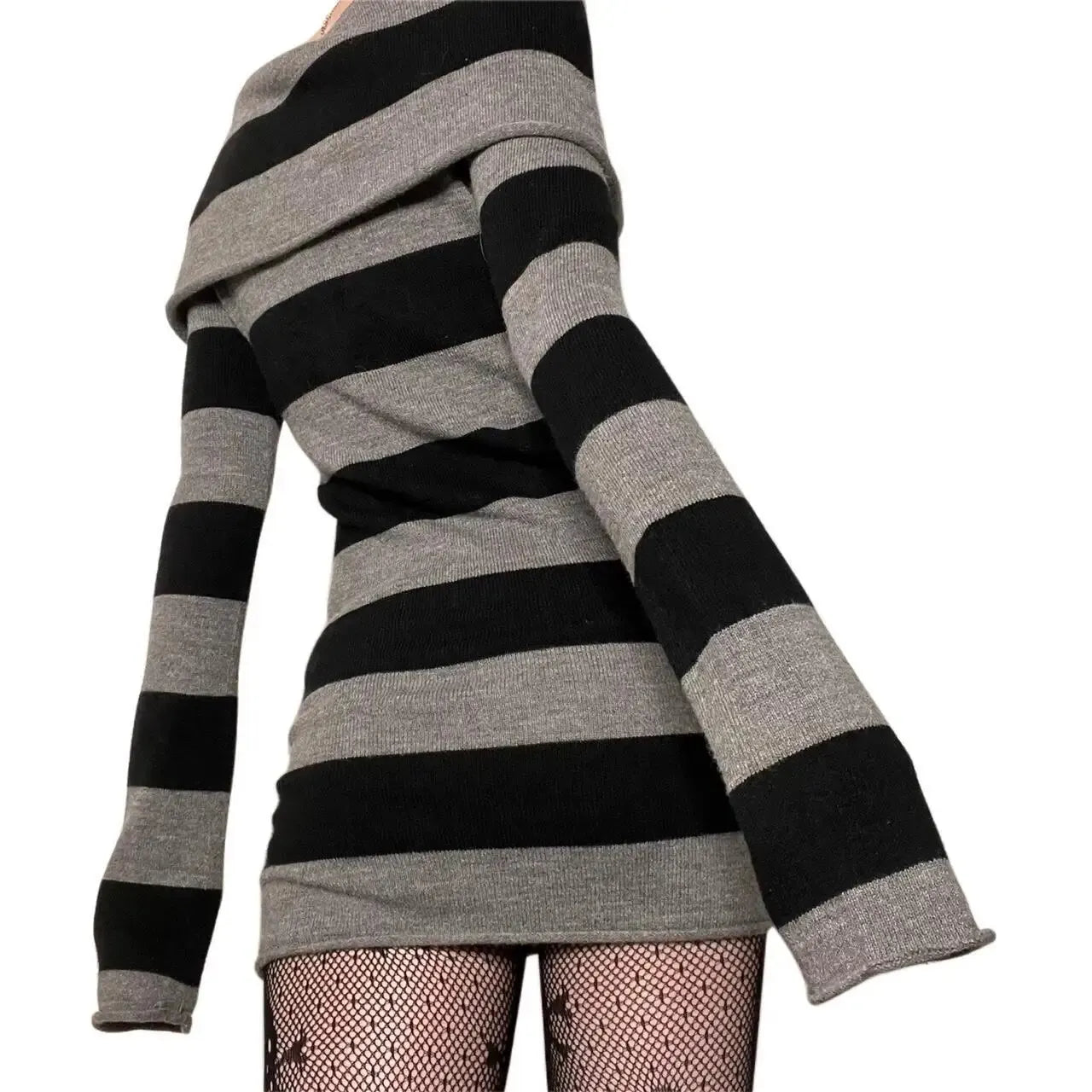 Women’s Striped Body con Mini Dress