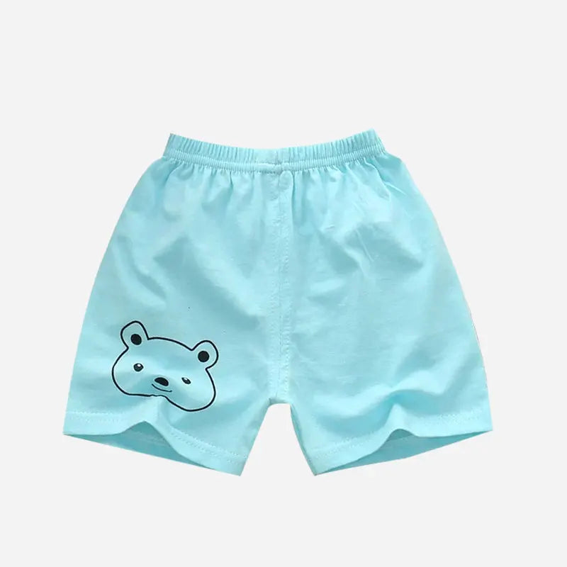 Children Shorts for Boys Girls Kids Clothes Cotton Solid Breathable Summer Baby Short Pants Casual Sports Beach Shorts Elastic