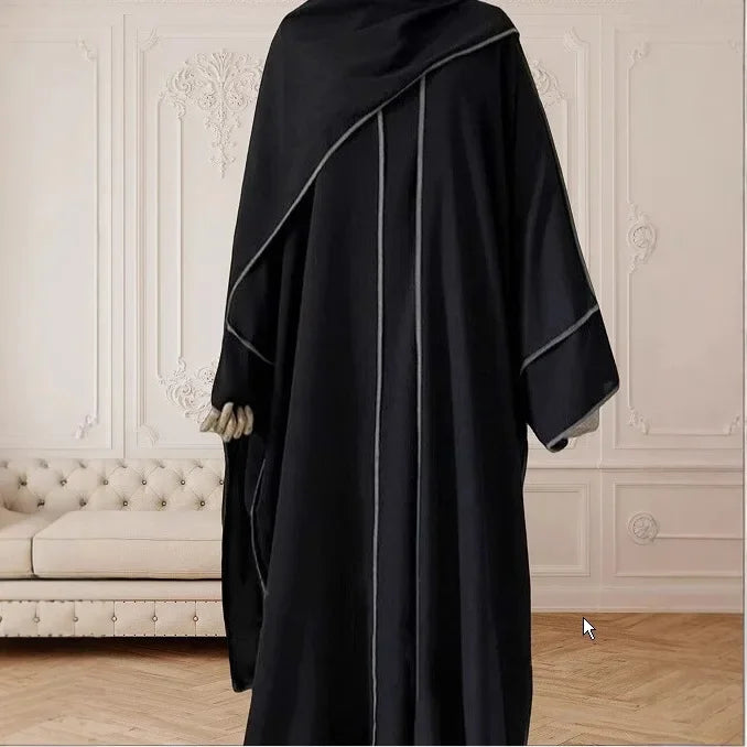 Fashionable Muslim Women's Dubai Robe Outerwear Long Dress Arab Style Clothing Cross-Border Middle East Women's Fashion