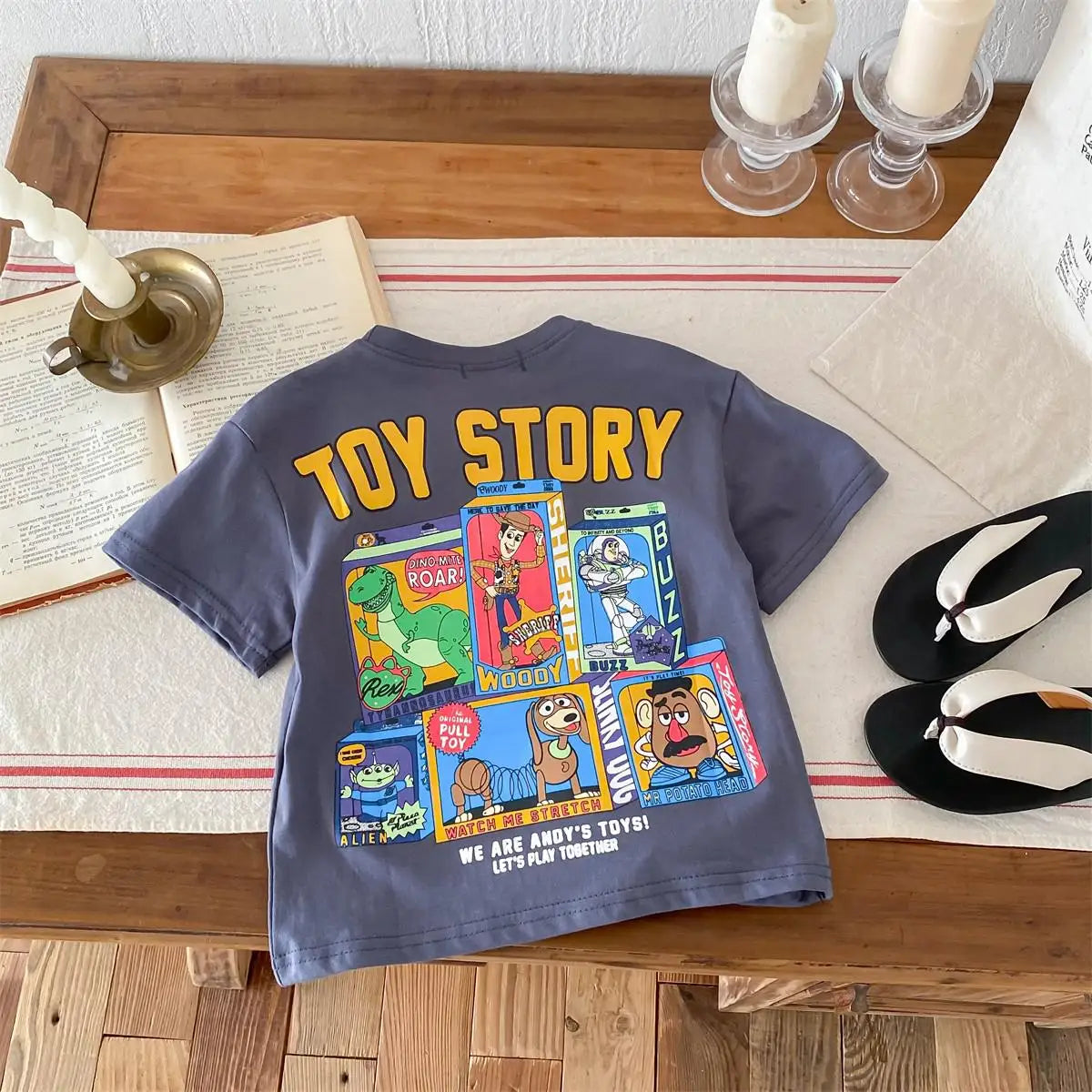 Mickey Kids Clothing Tees Summer Printed Cartoon