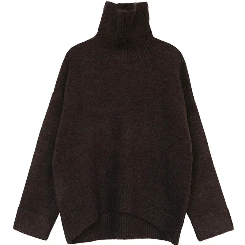 Korean Loose Turtleneck Knit Sweater