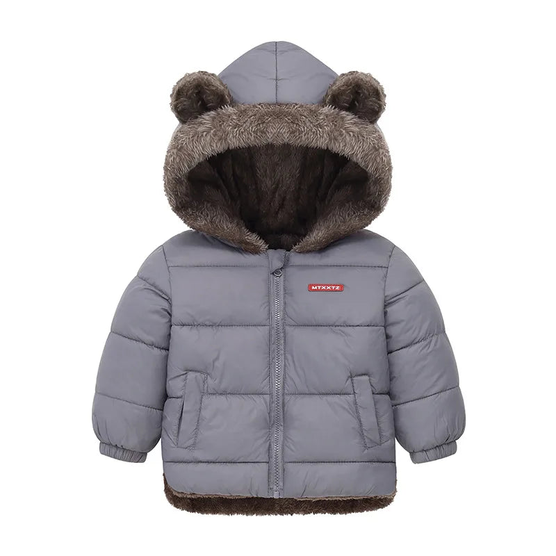 Kids Thick Padded Winter Jacket