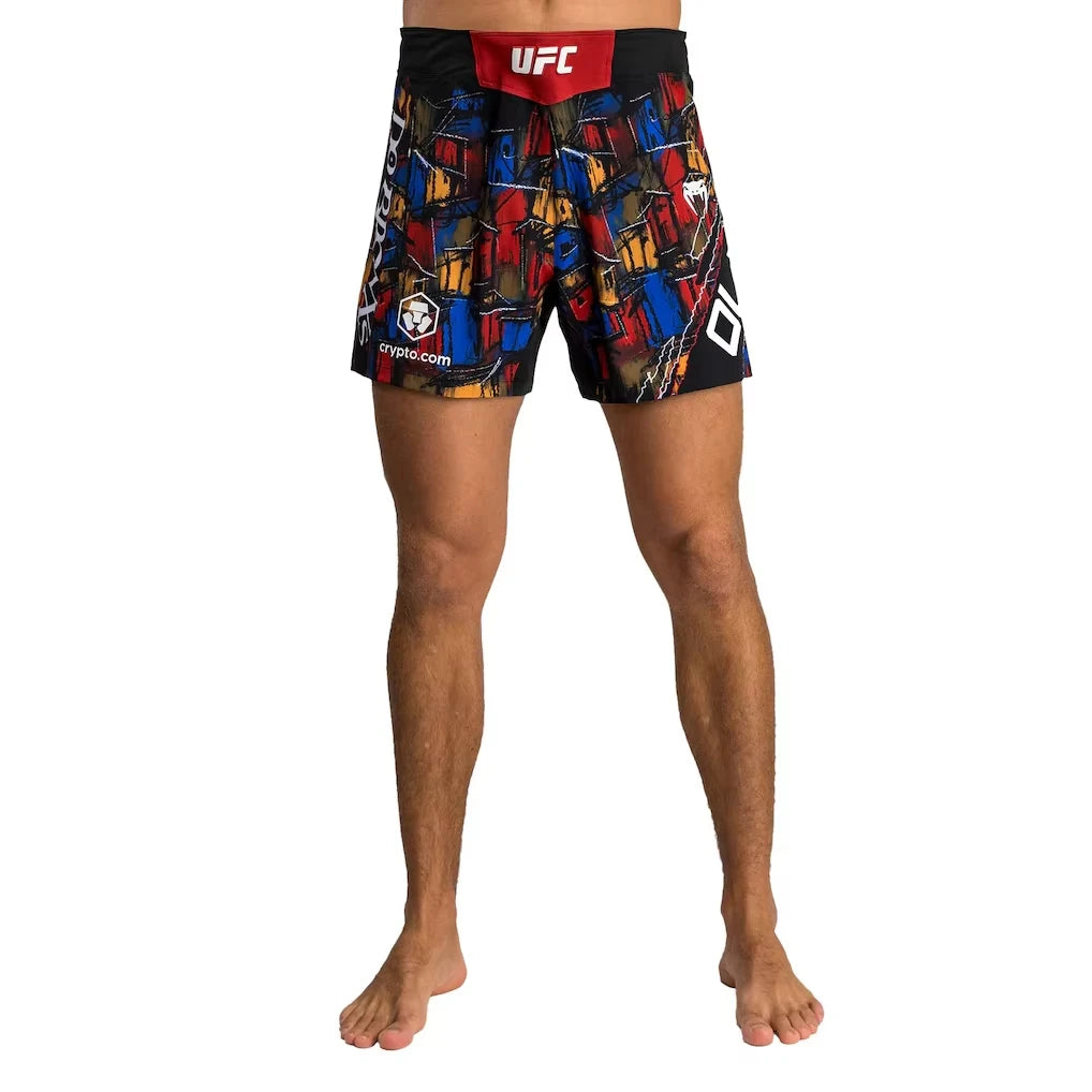 UFC Top Boxer Charles Oliveira Fighting Shorts Men Women Loose Breathable Quick Drying Muay Thai Jujitsu Wrestling Shorts