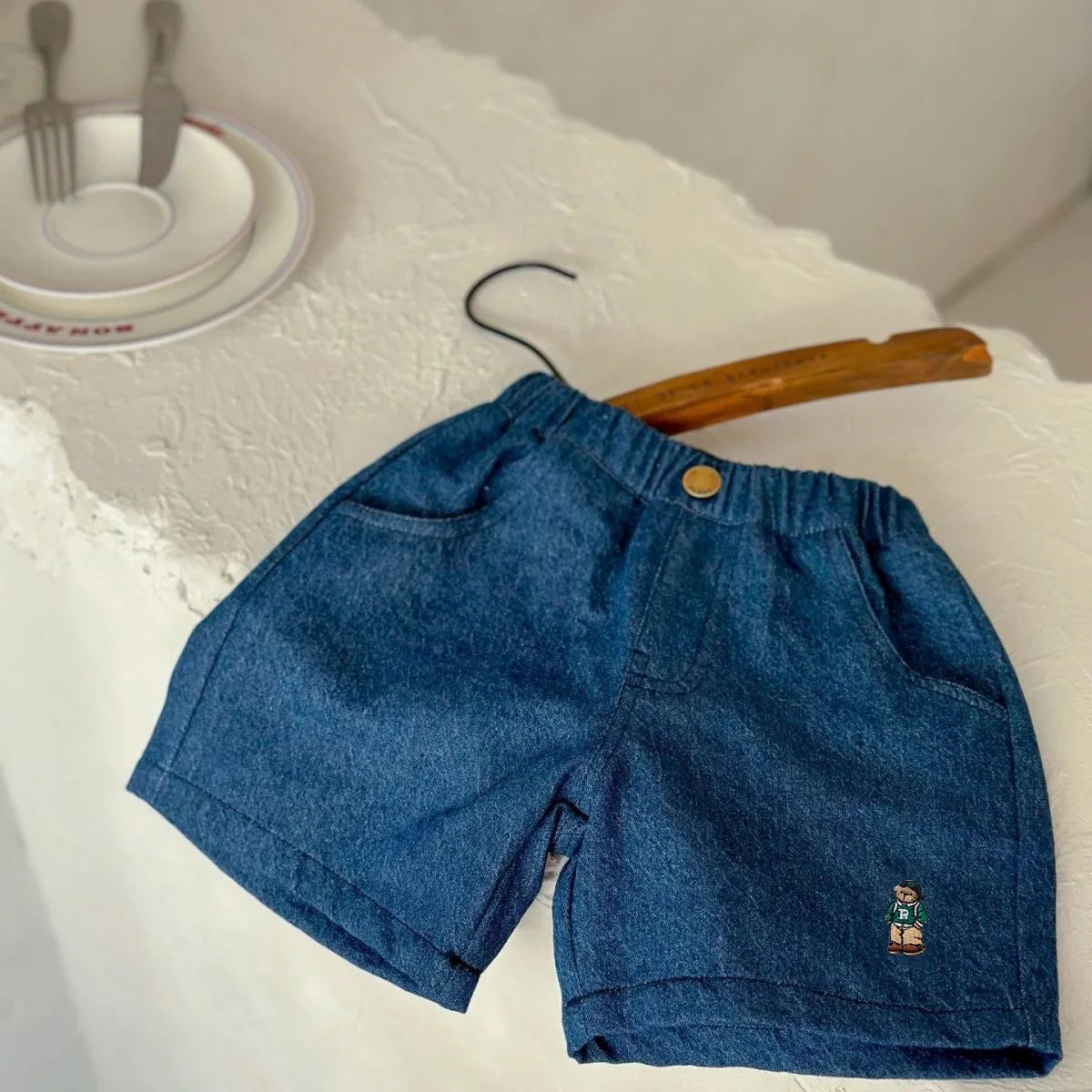 New Classic Shorts for Boys Girl Baby Cotton Stripe Elastics Waist Casual Summer Kids Shorts 0-4 Years